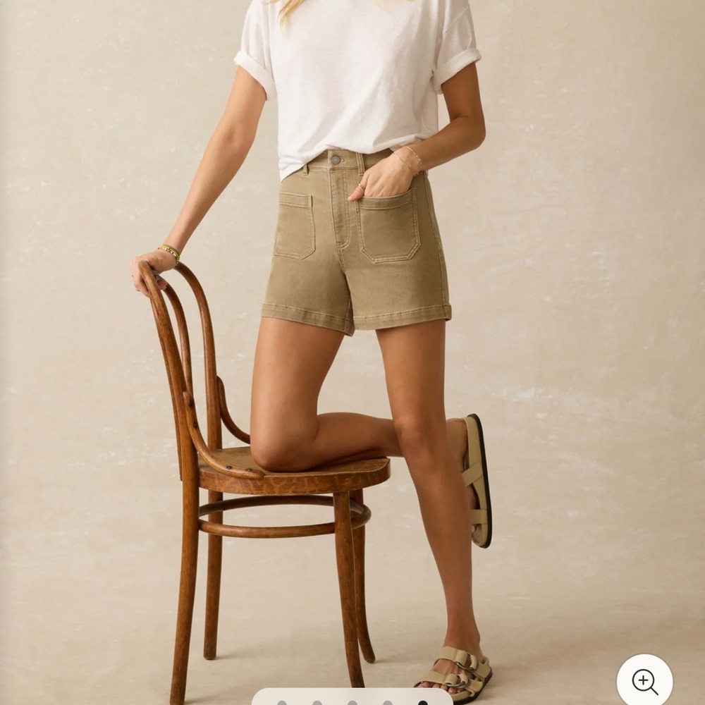 NWT Faherty Stretch Terry Patch Pocket Shorts NWT - image 4